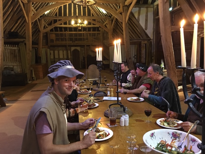 Dinner, Milden Hall barn